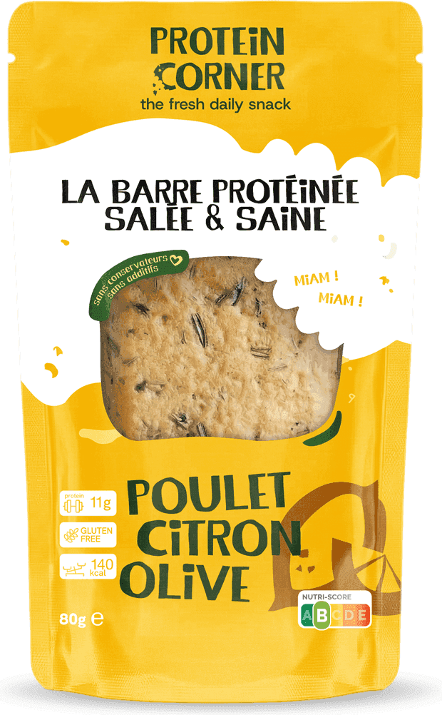 Sachet Protein Corner Poulet, Citron & Olive.